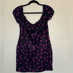 ASOS Sateen Flower Dress